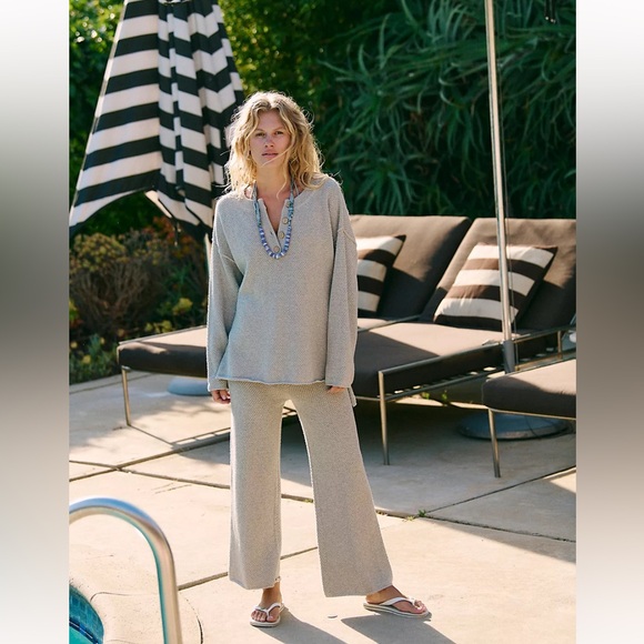 Free People Hailee Sweater Set - Blue XS - Picture 7 of 8